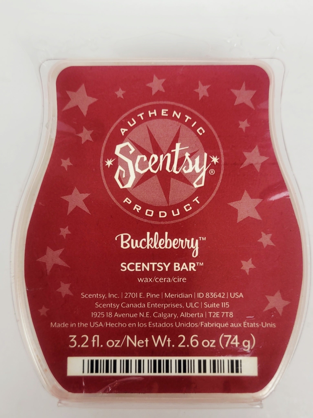 Scentsy Wax Bar Buckleberry~3.2 oz